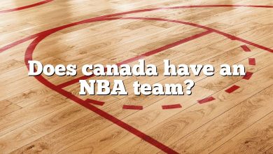 Does canada have an NBA team?