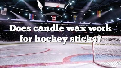 Does candle wax work for hockey sticks?