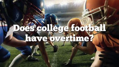 Does college football have overtime?