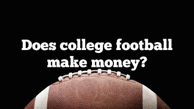 Does college football make money?