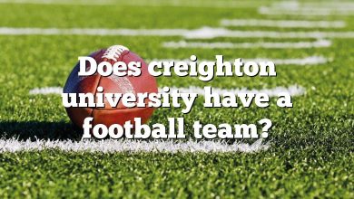 Does creighton university have a football team?