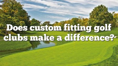 Does custom fitting golf clubs make a difference?