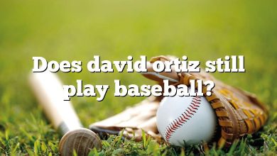 Does david ortiz still play baseball?