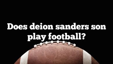 Does deion sanders son play football?