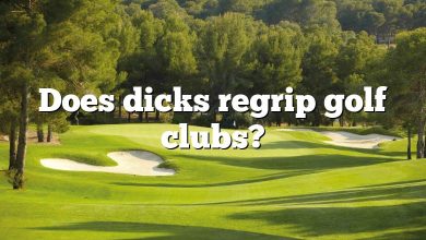 Does dicks regrip golf clubs?