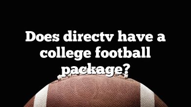 Does directv have a college football package?