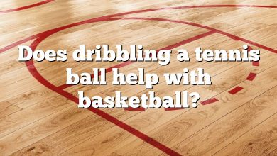 Does dribbling a tennis ball help with basketball?