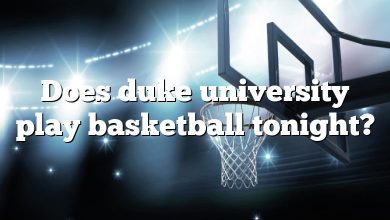 Does duke university play basketball tonight?