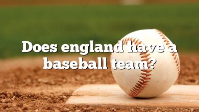 Does england have a baseball team?