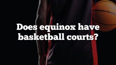 Does equinox have basketball courts?