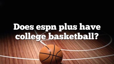 Does espn plus have college basketball?