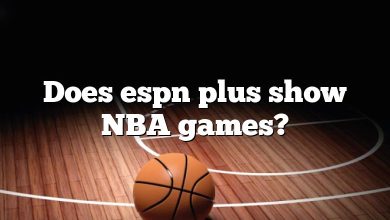 Does espn plus show NBA games?