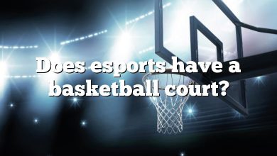 Does esports have a basketball court?