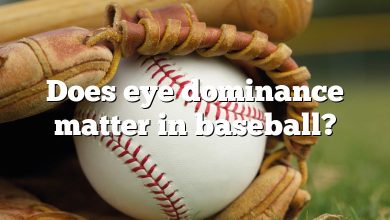 Does eye dominance matter in baseball?