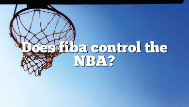 Does fiba control the NBA?