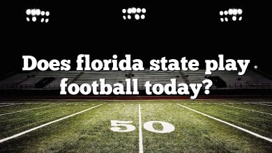 Does florida state play football today?