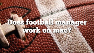 Does football manager work on mac?