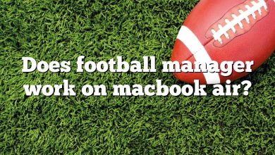 Does football manager work on macbook air?