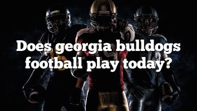 Does georgia bulldogs football play today?