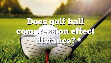 Does golf ball compression effect distance?