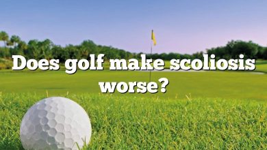Does golf make scoliosis worse?