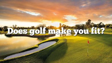 Does golf make you fit?