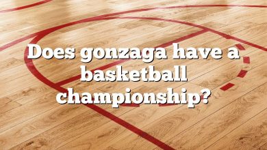 Does gonzaga have a basketball championship?