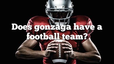 Does gonzaga have a football team?