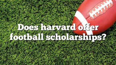 Does harvard offer football scholarships?