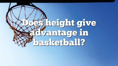 Does height give advantage in basketball?