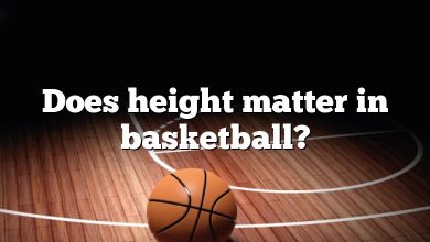 Does height matter in basketball?