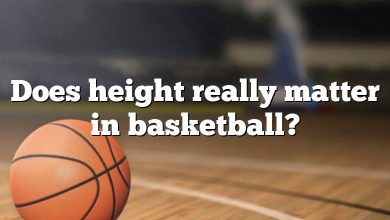 Does height really matter in basketball?