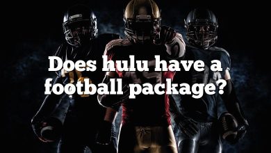 Does hulu have a football package?