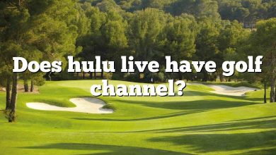 Does hulu live have golf channel?