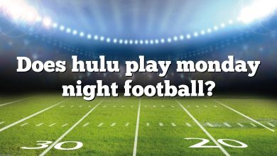 Does hulu play monday night football?