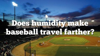 Does humidity make baseball travel farther?