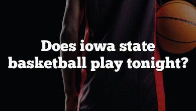 Does iowa state basketball play tonight?