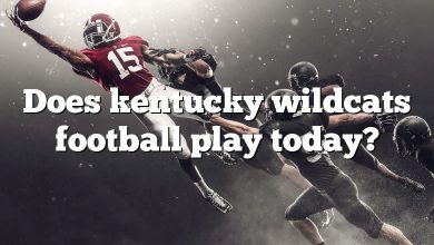 Does kentucky wildcats football play today?