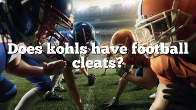 Does kohls have football cleats?