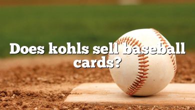 Does kohls sell baseball cards?