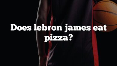 Does lebron james eat pizza?