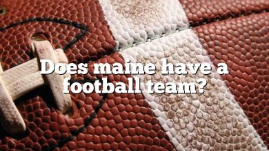 Does maine have a football team?