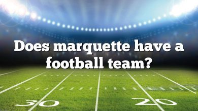 Does marquette have a football team?