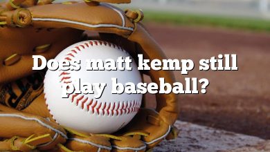 Does matt kemp still play baseball?