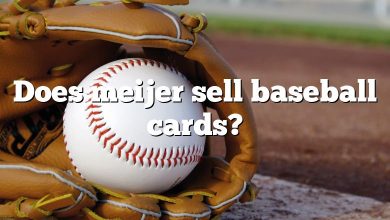 Does meijer sell baseball cards?