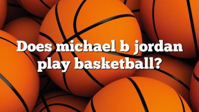 Does michael b jordan play basketball?