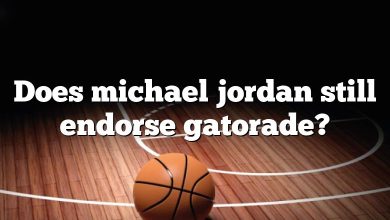 Does michael jordan still endorse gatorade?