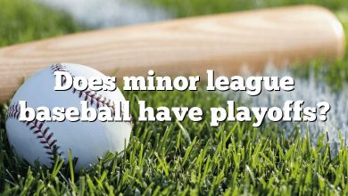 Does minor league baseball have playoffs?