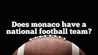 Does monaco have a national football team?