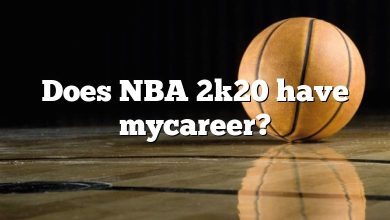 Does NBA 2k20 have mycareer?